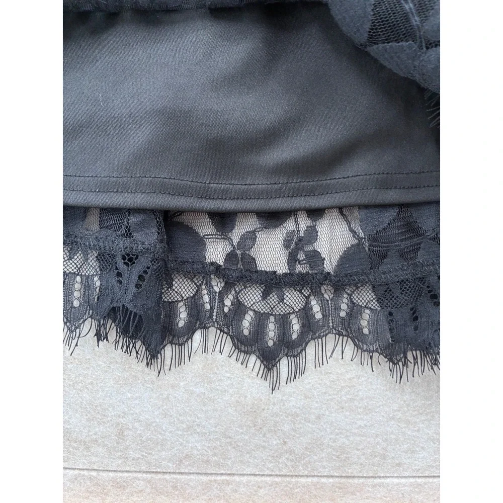 Torrid Black Lace Long Sleeve Dress Flare Plus Size 12 Whimsygoth Coquette